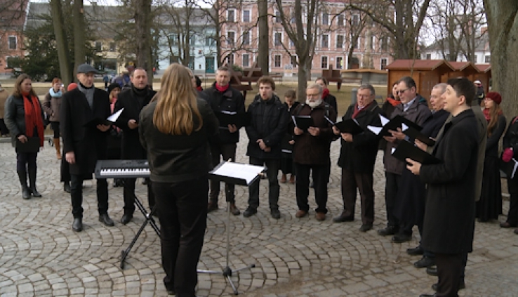 Happening Pamatuj! připomněl hrůzu koncentračních táborů