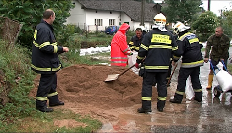 Obce na Žďársku se bránily před hrozícími povodněmi