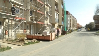 Bystřice pokračuje v investicích do městských bytů, právě se opravuje na Černém Vršku