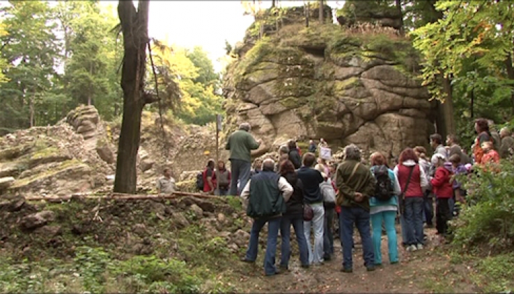 Archeologové otevřeli hrad Skály veřejnosti