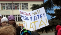 Žďárští přivítali Martinu Sáblíkovou. Čekalo na ni náměstí plné fanoušků.